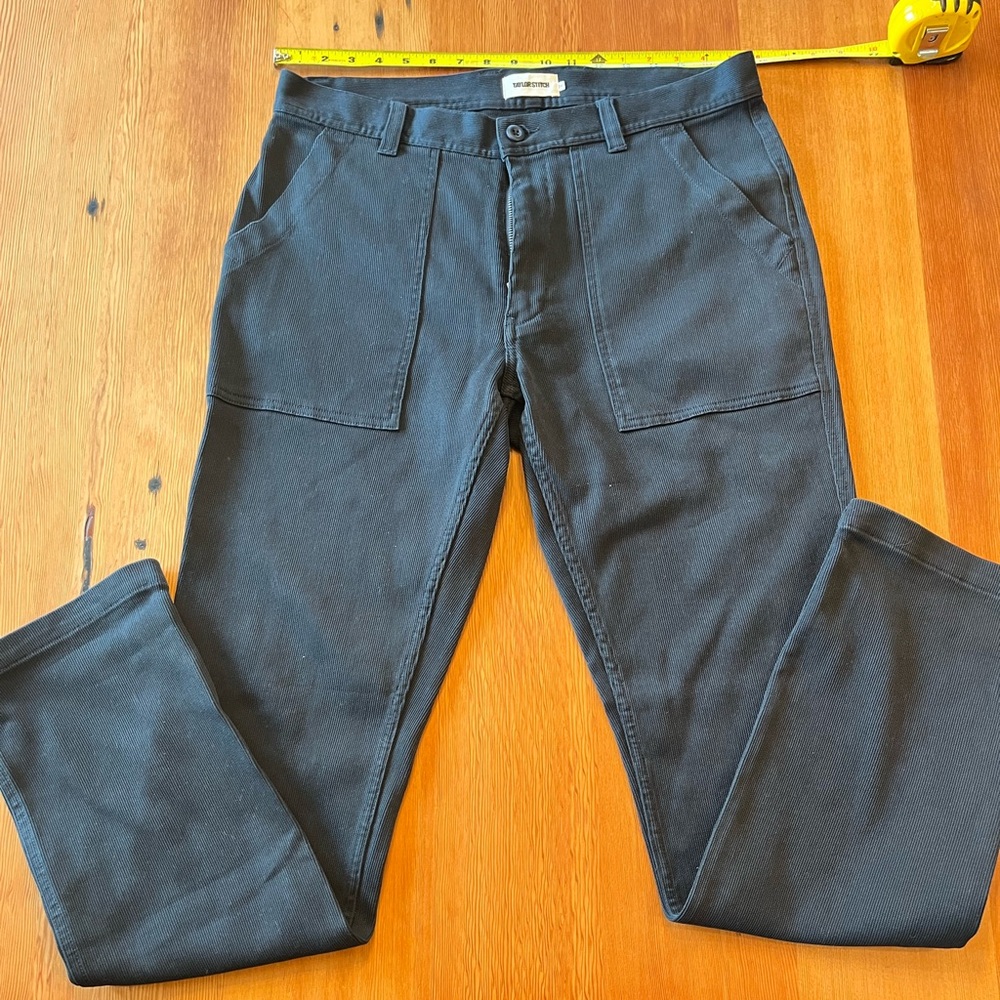 Taylor stitch Bedford corduroy camp pants midnight blue